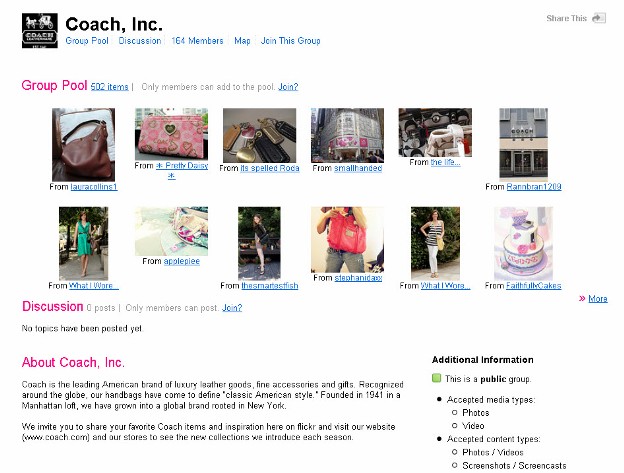Coach Flickr Account