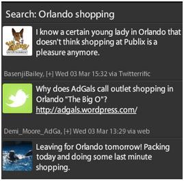Use TweetDeck to search for and monitor keywords
