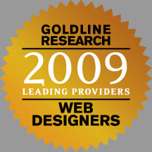 Goldline Research 2009 Leading Providers in Web Design