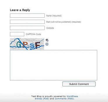 SI Captcha Anti Spam