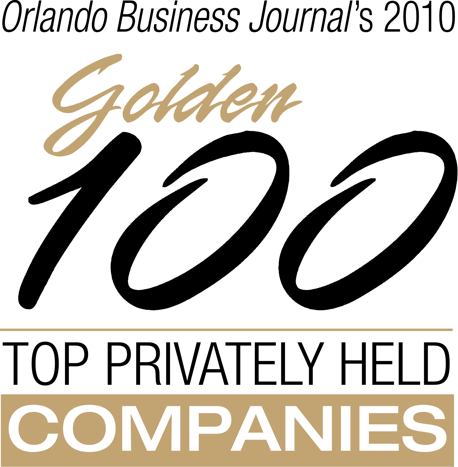 Orlando Business Journal Golden 100