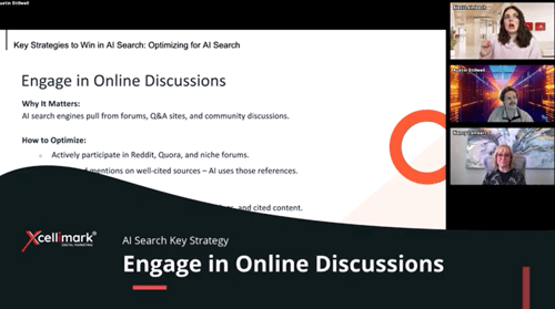 AI Search Strategy | Engaging in Online Discussions