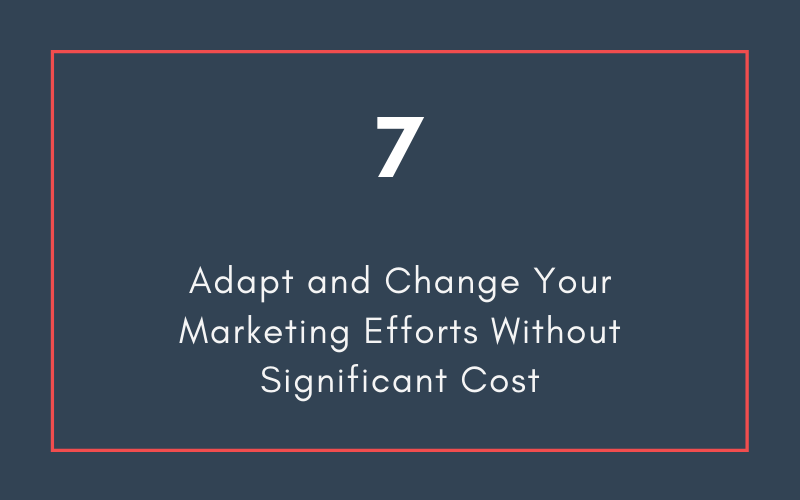 Adapt and Change Your Marketing Efforts Without Significant Cost | Xcellimark Blog