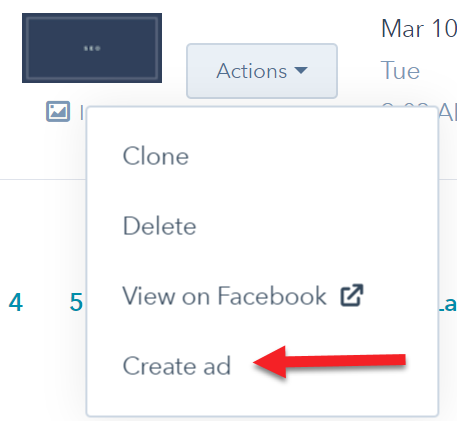 Boost Facebook Post in HubSpot