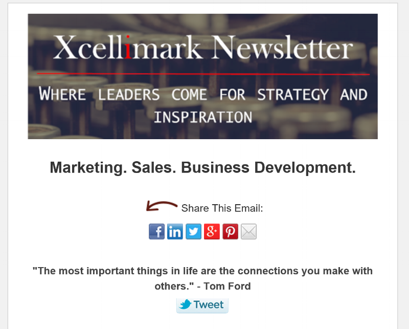 Xcellimark Newsletter