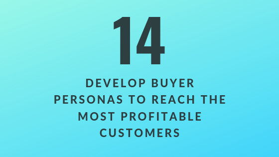 Develop Buyer Personas to Reach the Most Profitable Customers