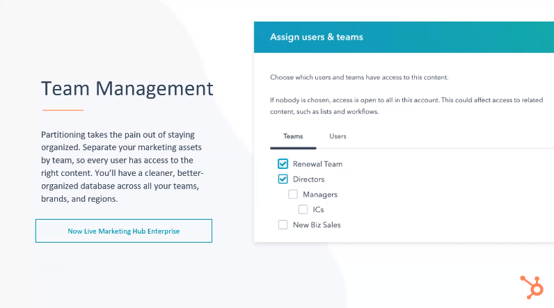 HubSpot Team Management Tools - Xcellimark Blog