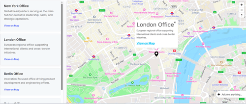 Maximize Engagement with HubSpot's Interactive Location Map