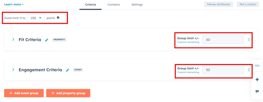 Lead Scoring Combined 50-50 Score