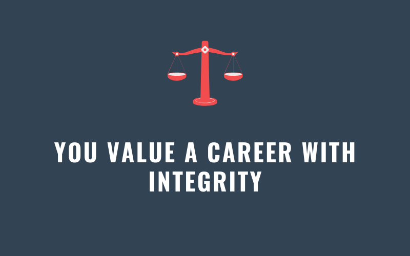 You Value a Career with Integrity | Xcellimark Blog