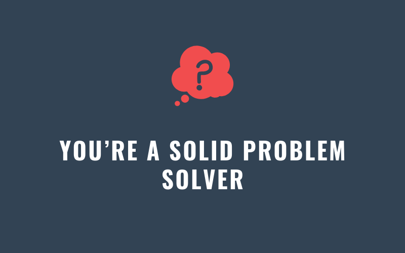 You’re a Solid Problem Solver | Xcellimark Blog