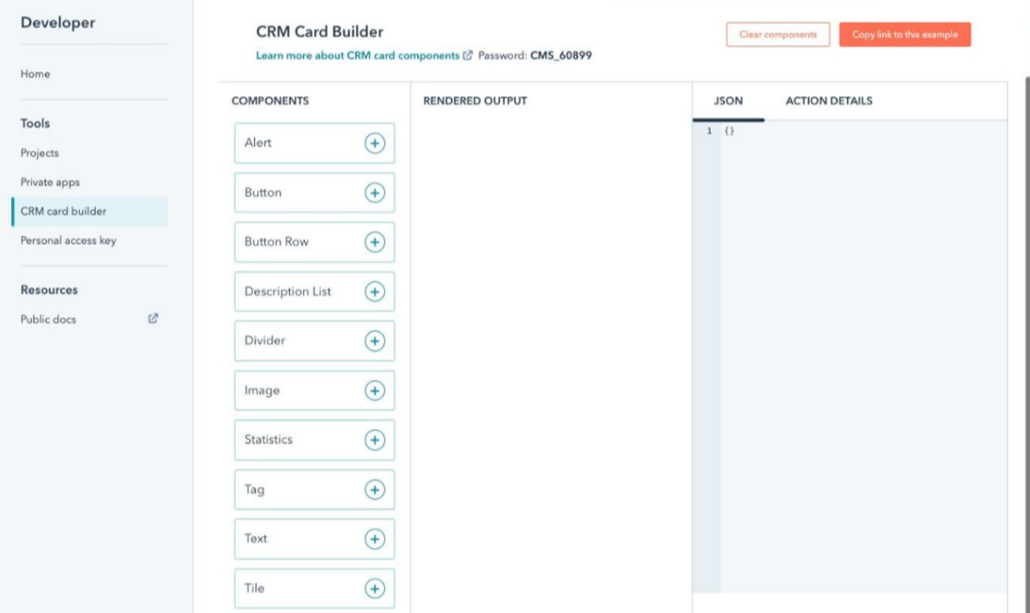 CRM Card Builder