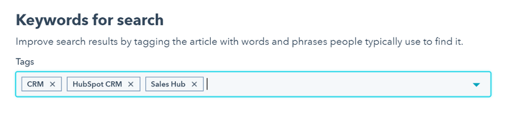 Keyword Search for Knowledge Base Articles in HubSpot