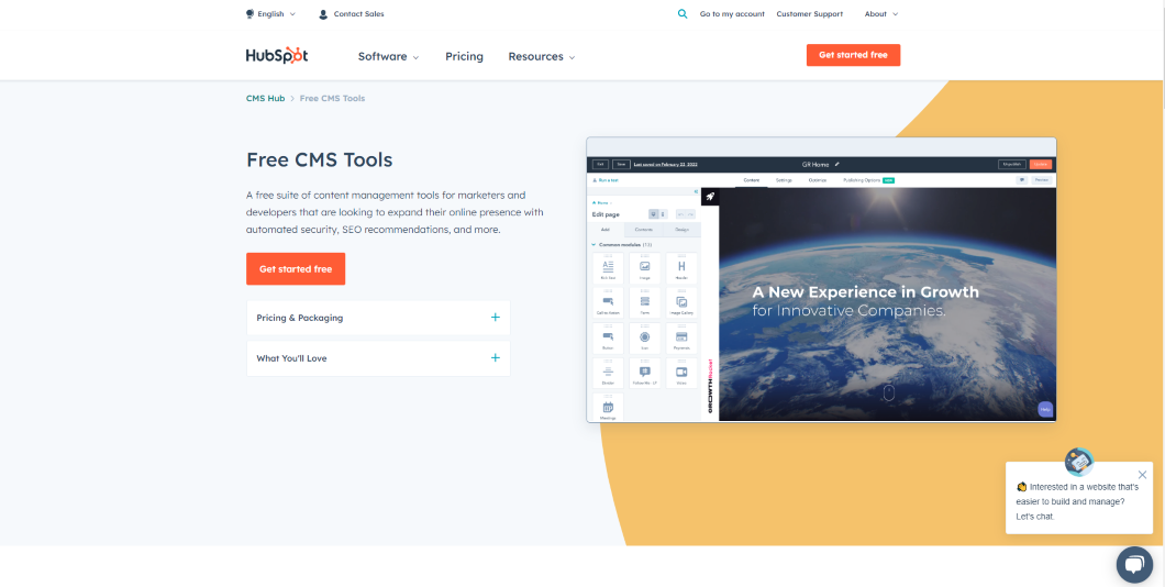 HubSpot Website CMS Hub 2022 Updates – HubSpot Free CMS and CMS Starter Enhancements